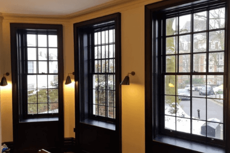 Colour matched security bars in Hampstead